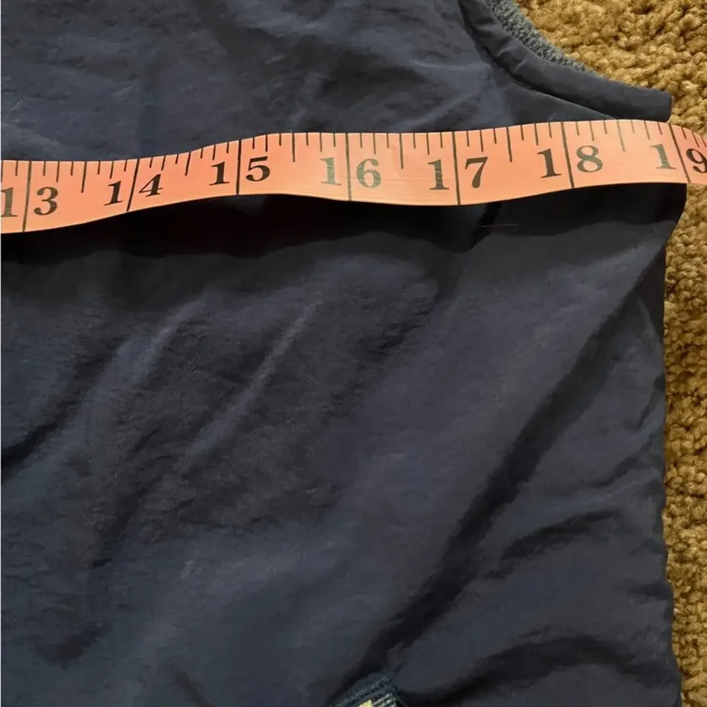 Vintage REI men’s reverse fleece vest blue size xl